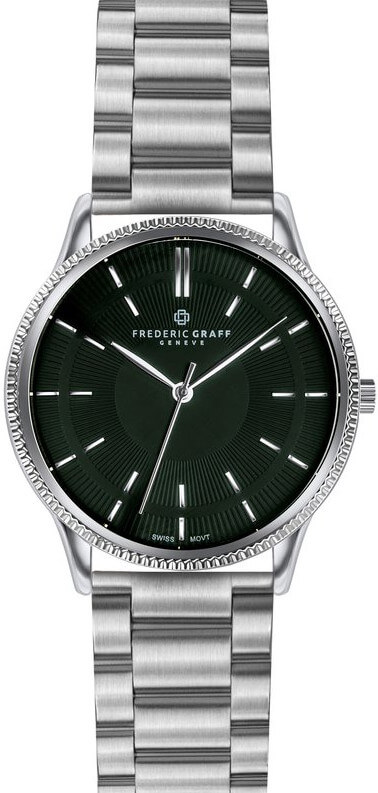 Frederic Graff Broad Peak Silver Double Buckle Watch FBX-4220