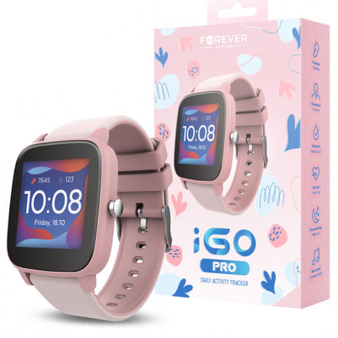 Zobrazit detail výrobku Forever Chytré hodinky Forever IGO PRO JW-200 - Pink