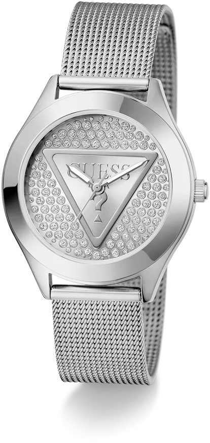 Guess Ladies Silver Tone Analog Watch GW0835L1