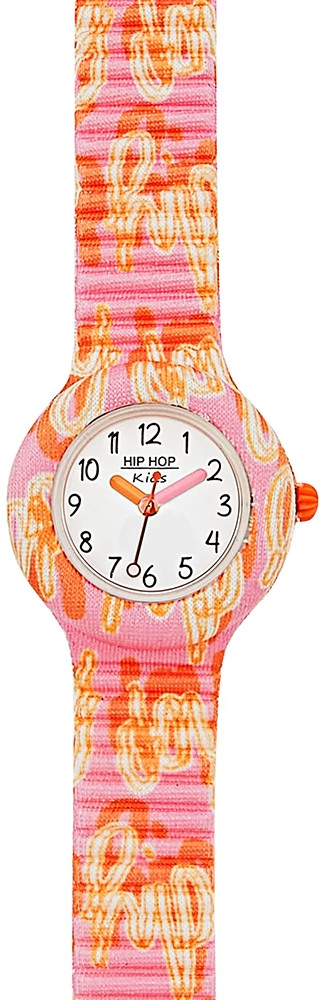Hip Hop Dětské hodinky Kids Fun 80s Logo Pink HWU1154