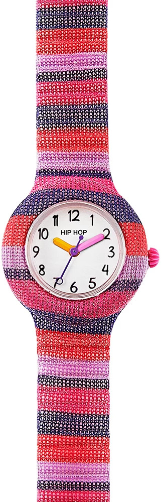 Hip Hop -  Dětské hodinky La Methode Pink Stripes HWU1184