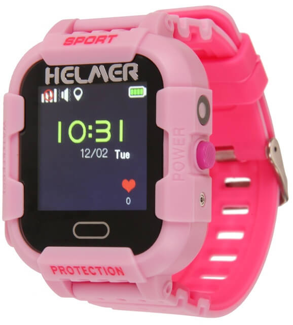 Zobrazit detail výrobku Helmer Chytré dotykové hodinky s GPS lokátorem a fotoaparátem - LK 708 růžové