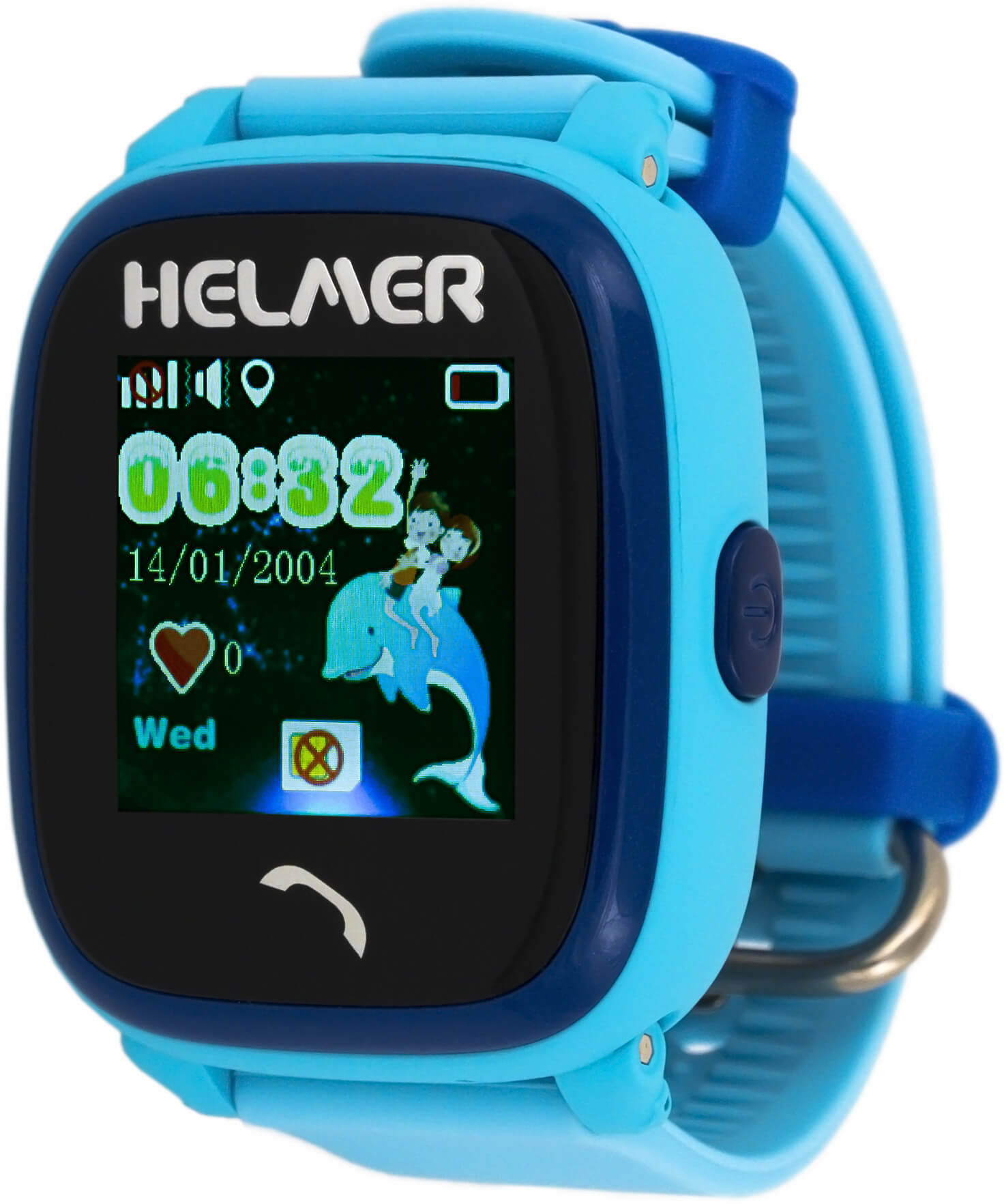 Zobrazit detail výrobku Helmer Chytré dotykové hodinky s GPS lokátorem LK 704 modré
