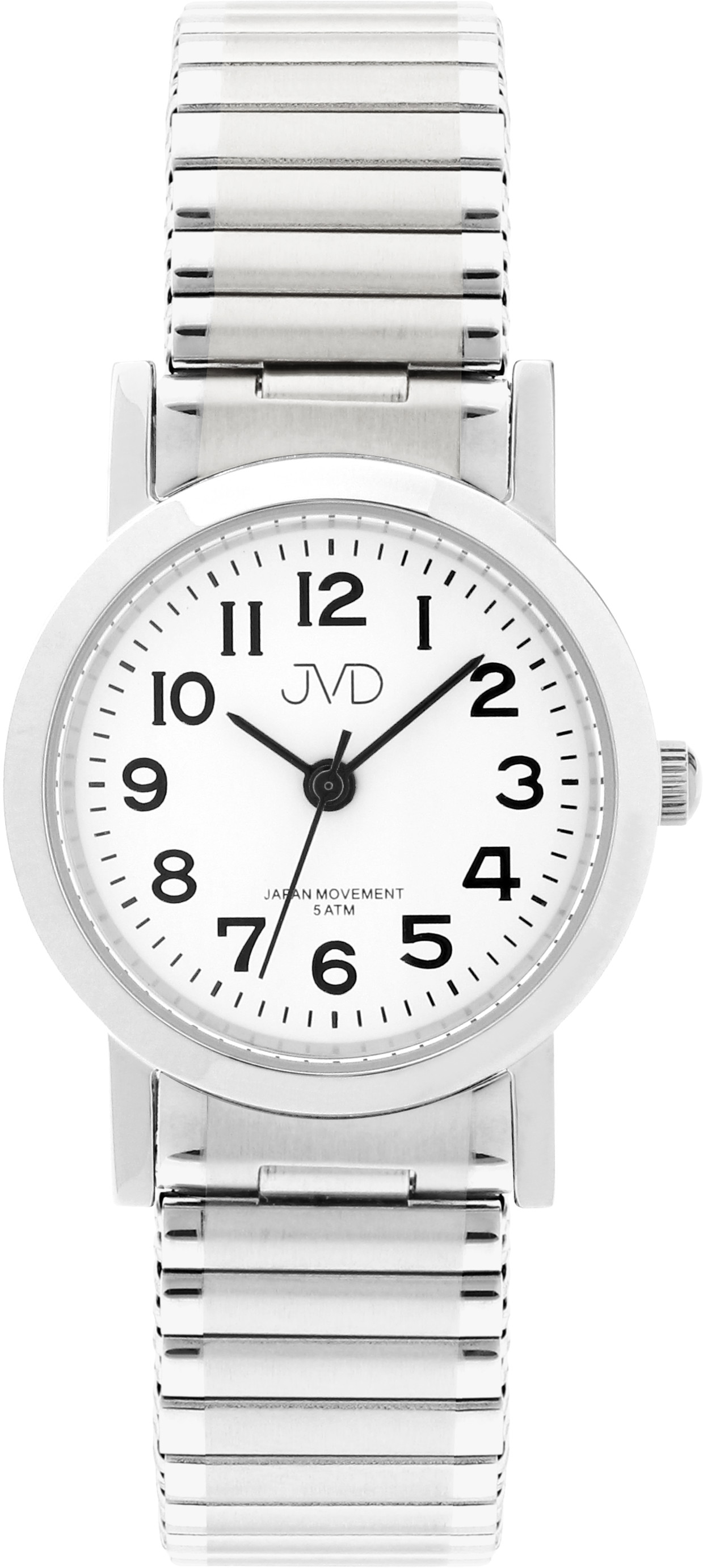 JVD Analogové hodinky s pružným tahem J4061.7
