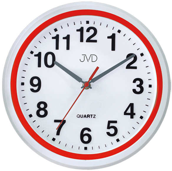 JVD Nástěnné hodiny s plynulým chodem HA41.4