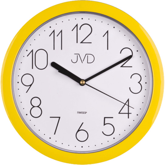 Levně JVD Nástěnné hodiny s plynulým chodem HP612.12
