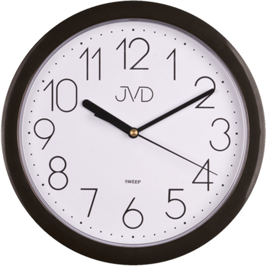JVD Nástěnné hodiny s plynulým chodem HP612.3