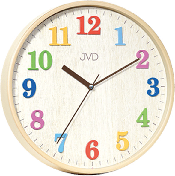 JVD Nástěnné hodiny s plynulým chodem HA49.1