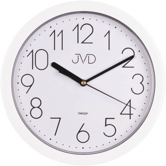 JVD Nástěnné hodiny s tichým chodem HP612 Grey