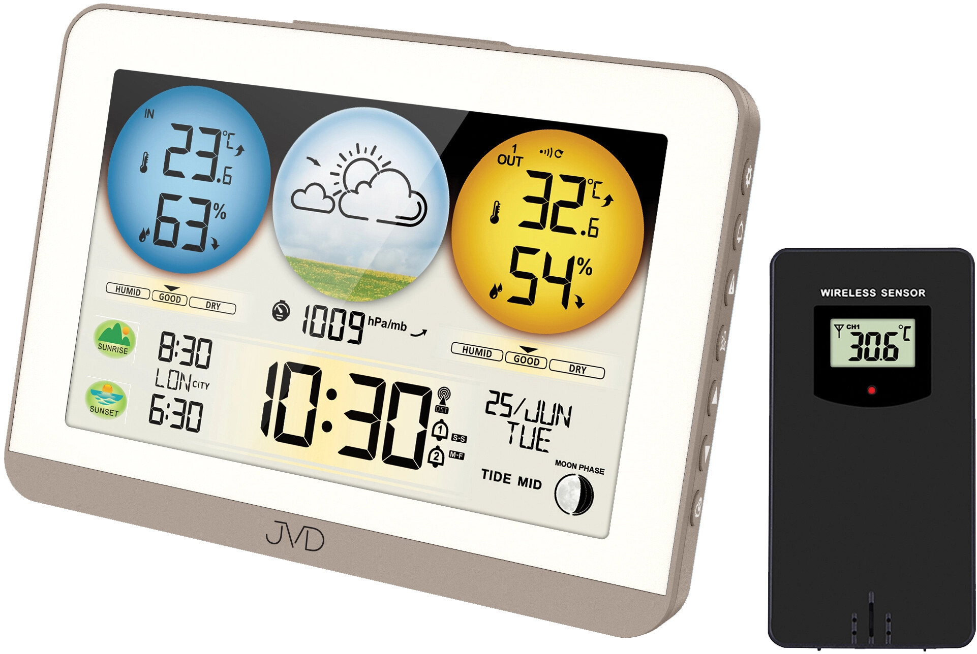 JVD Rádiem řízená meteorologická stanice RB3409