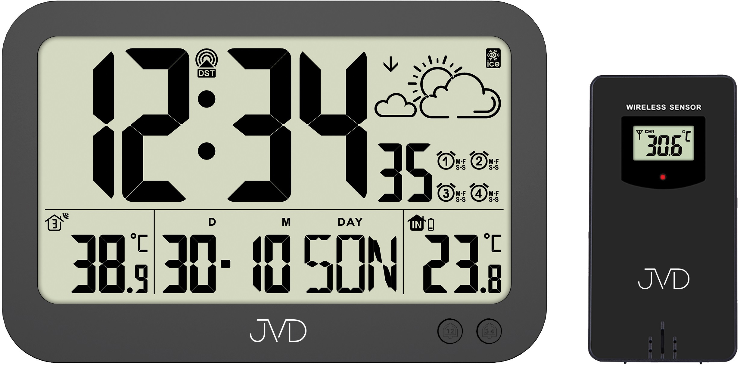 JVD Rádiem řízené hodiny RB3565.1