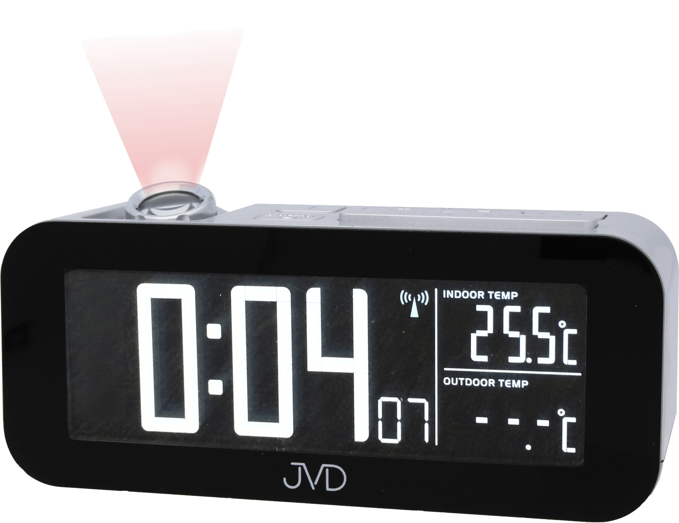 JVD Rádiem řízený budík s projekcí RB93