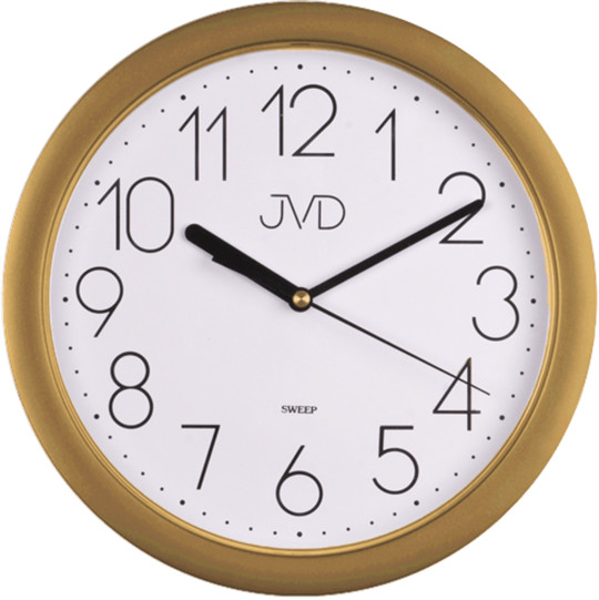 JVD Nástěnné hodiny HP612 Gold