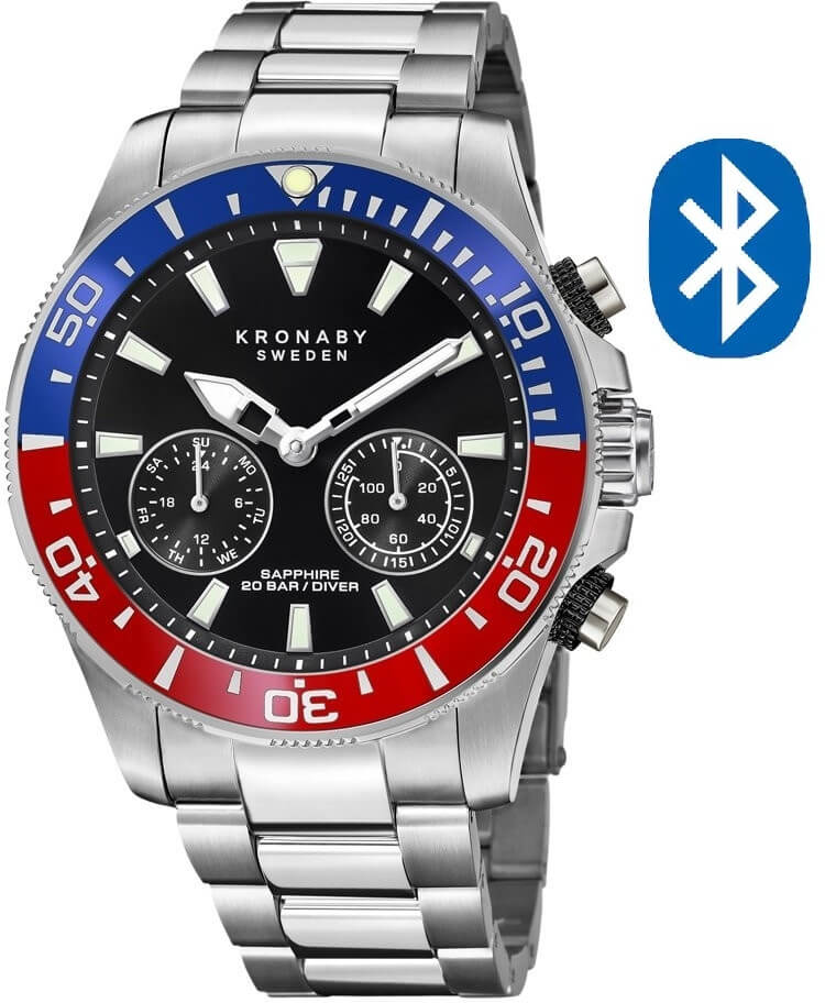 Kronaby Vodotěsné Connected watch Diver S3778/4