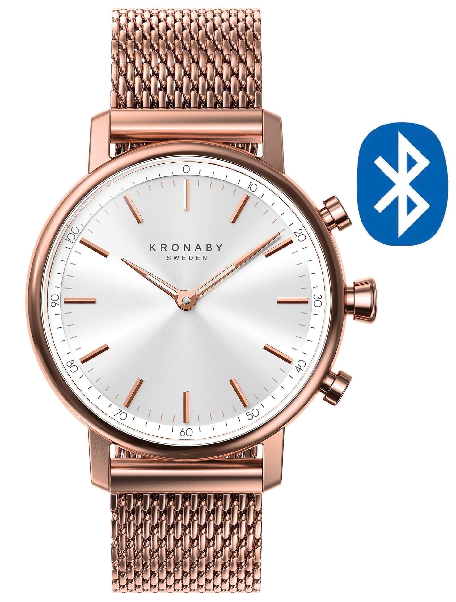 Kronaby -  Vodotěsné Connected watch Carat S1400/1