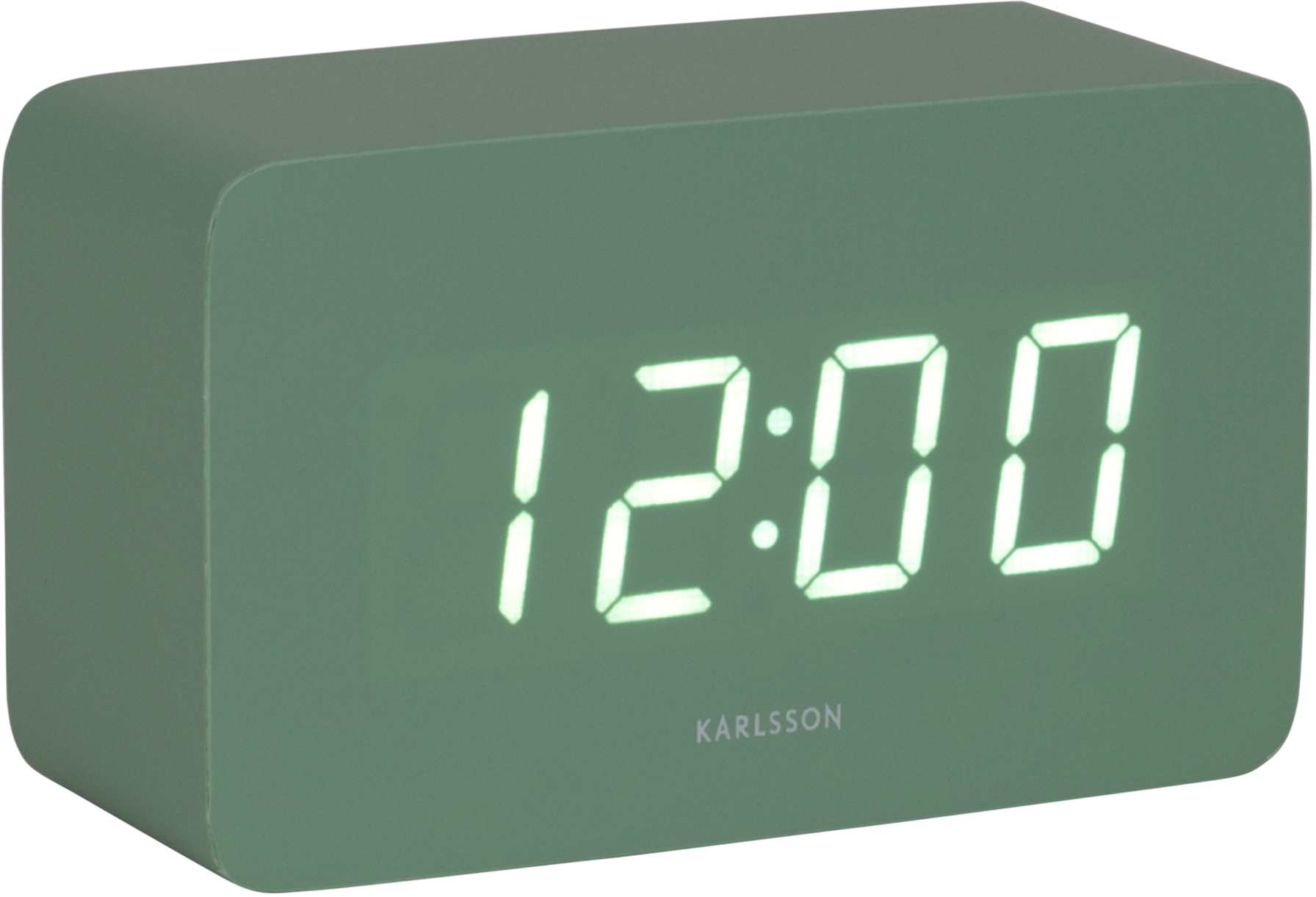 Karlsson Designové LED hodiny s budíkem KA5983GR