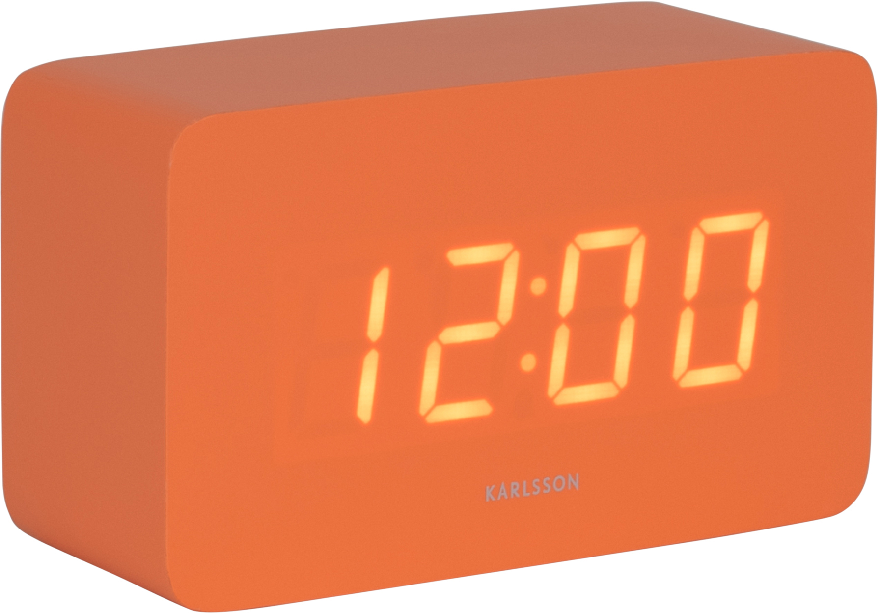 Karlsson Designové LED hodiny s budíkem KA5983OR