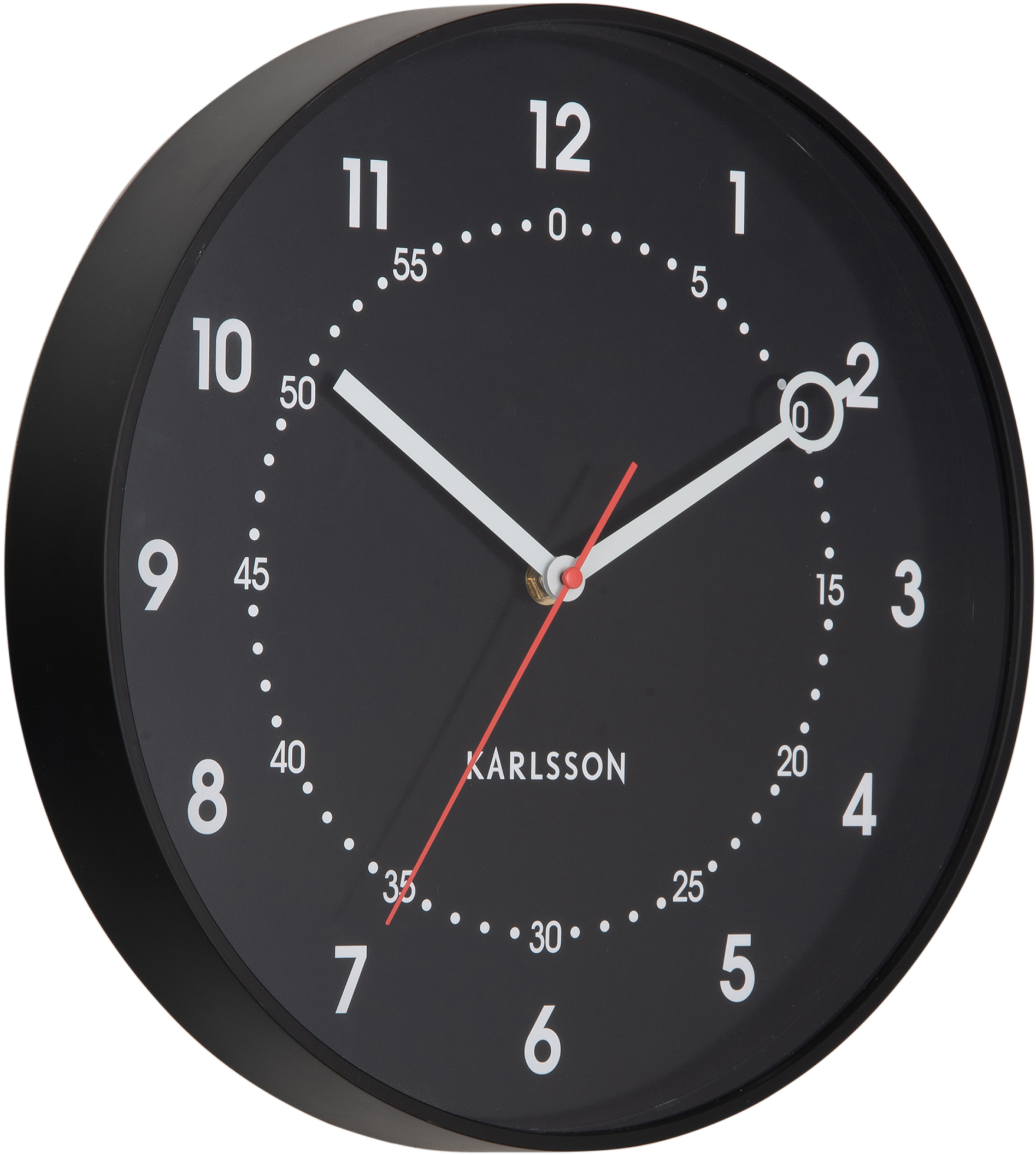 Karlsson Designové nástěnné hodiny 6038BK