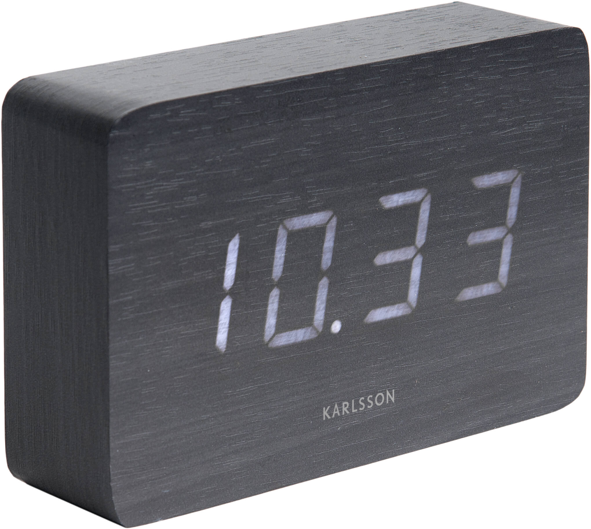 Karlsson Designový LED budík - hodiny KA5653BK