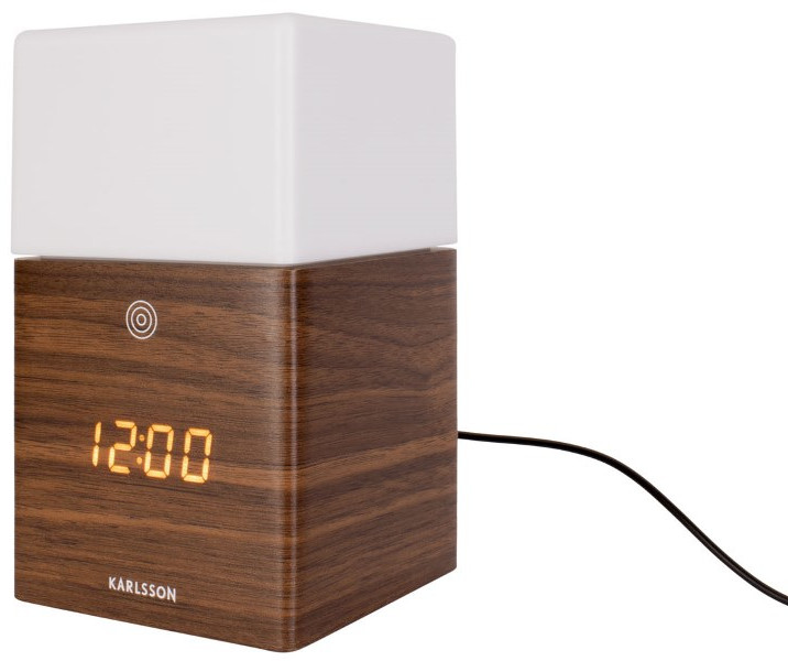 Karlsson Designový digitální budík/hodiny s LED osvětlením KA5798DW