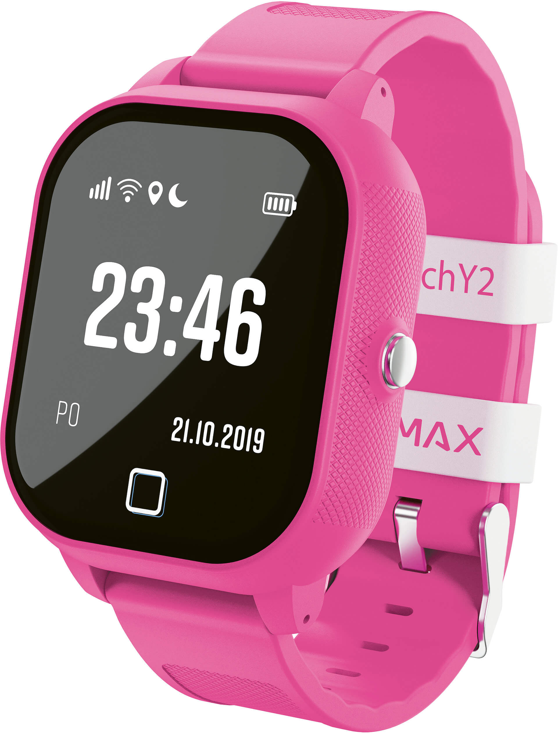 LAMAX Electronics WatchY2 dětské chytré hodinky - růžové