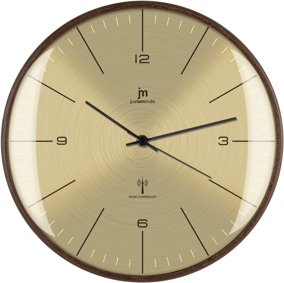 Levně Lowell Designové nástěnné hodiny řízené signálem DCF 21531RC