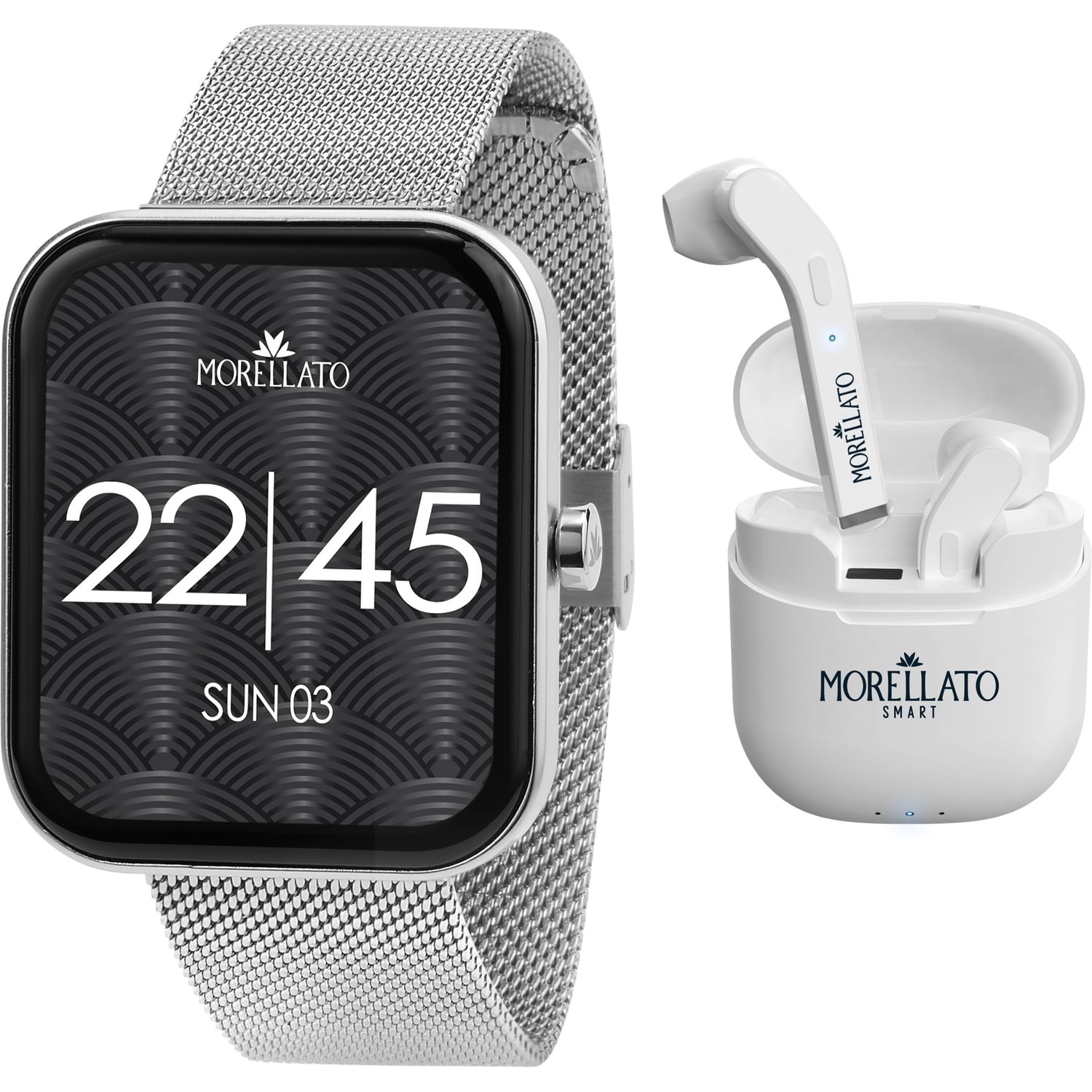 Morellato M-02 Smartwatch R0153167005 + bezdrátová sluchátka