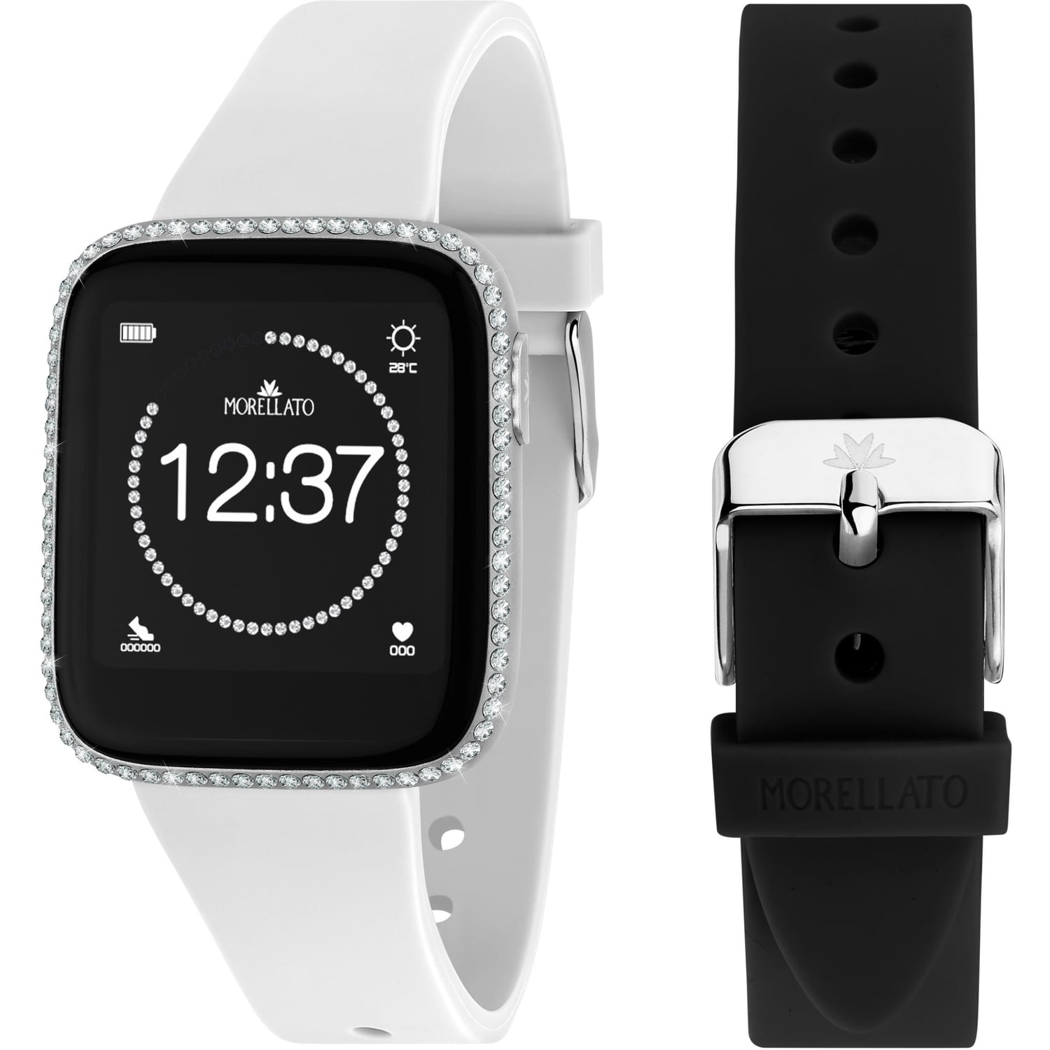 Morellato Dárkový set Smartwatch M-01 + náhradní řemínek R0151167516