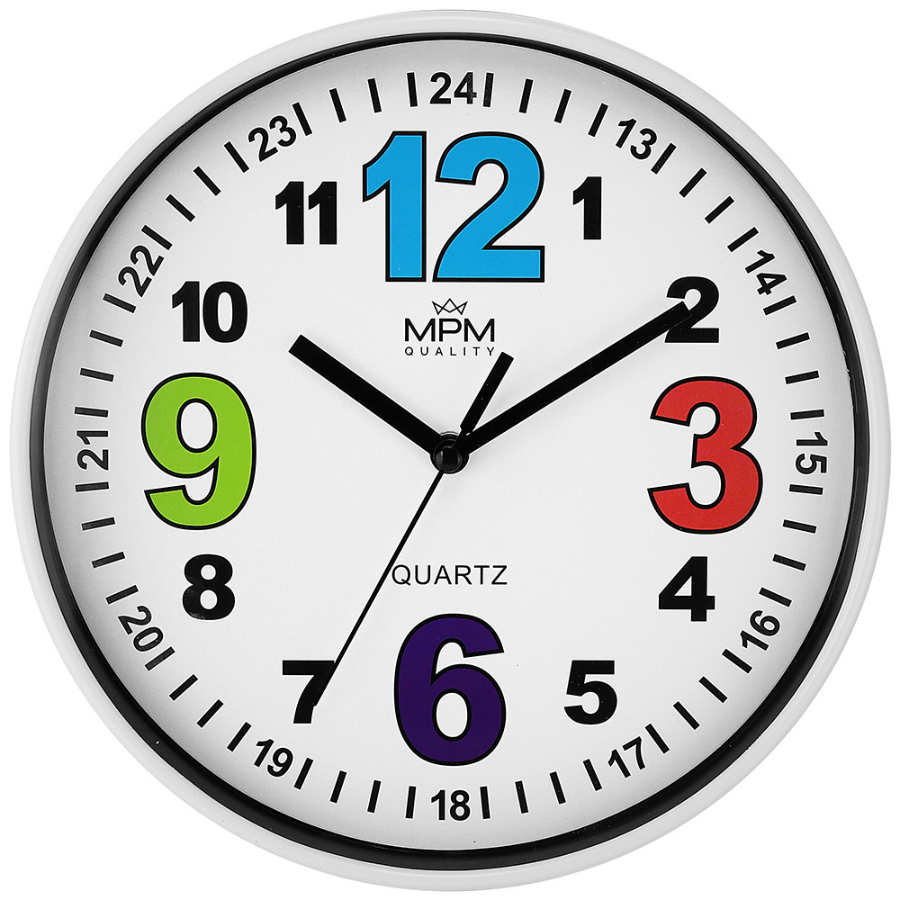 Levně MPM Quality Designové hodiny s plynulým chodem E01.3686.00