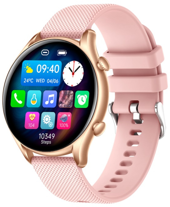 Levně myPhone Chytré hodinky myPhone Watch EL růžovo-zlaté