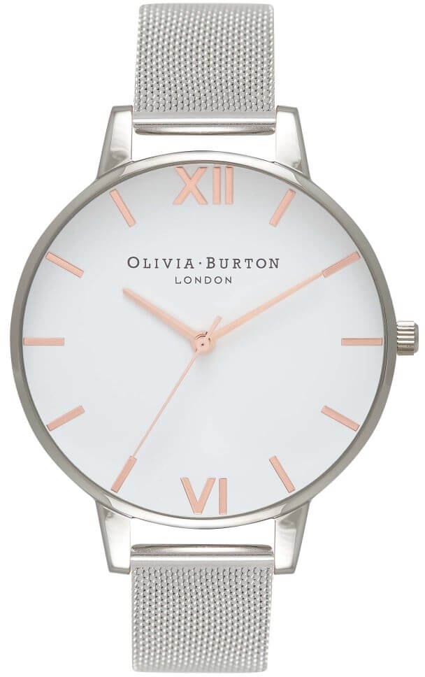 Olivia Burton White Dial OB16BD97 + 2 měsíce na vrácení zboží
