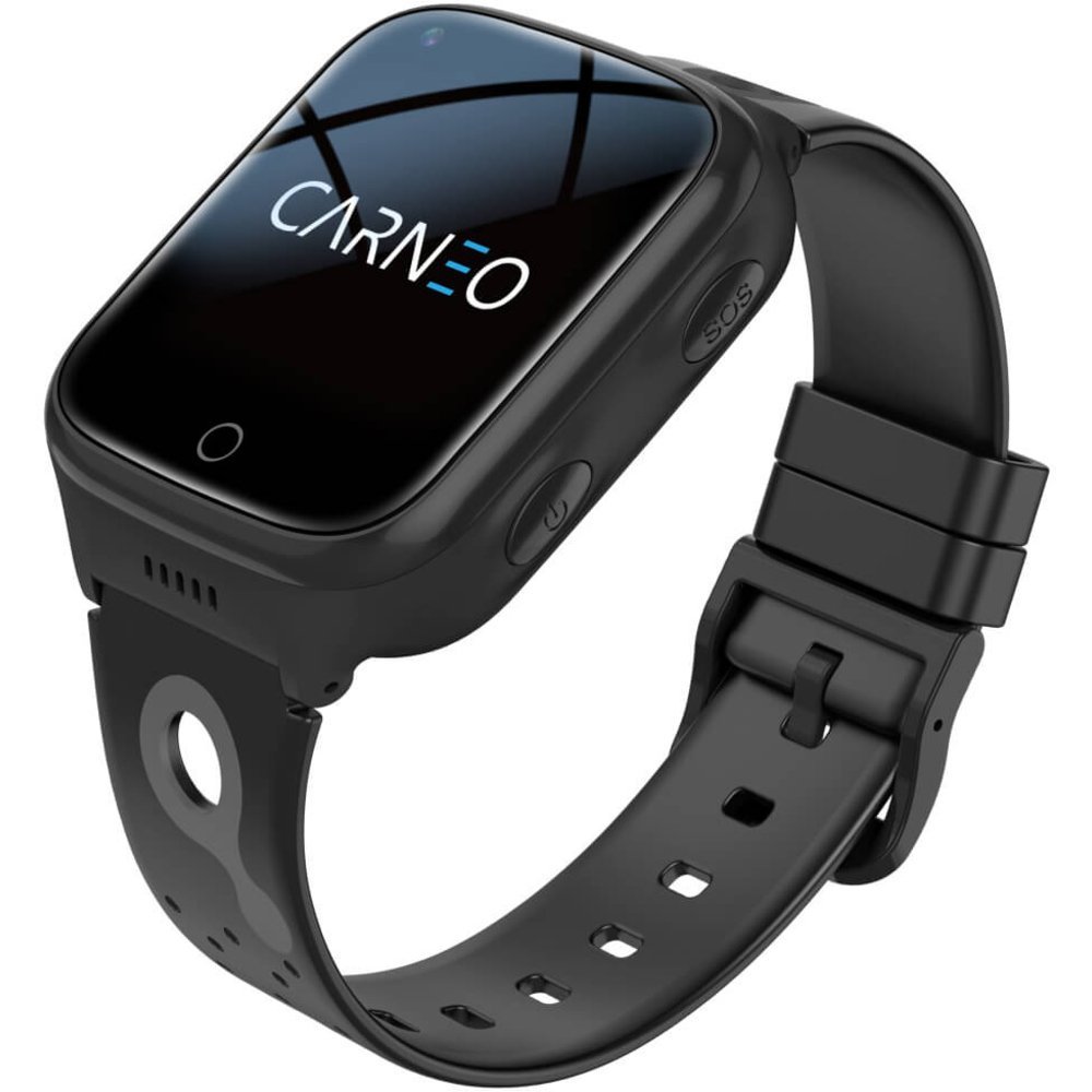 Levně CARNEO Chytré hodinky CARNEO GUARDKID+ 4G Platinum - černé