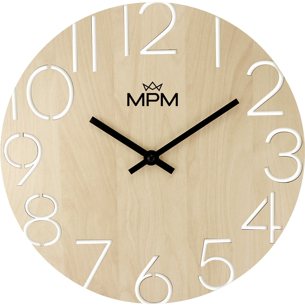 Levně MPM Quality Nástěnné hodiny Circle - A E07M.4118.53