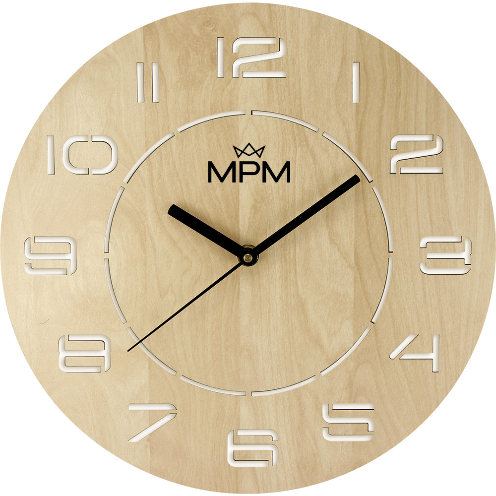 Levně MPM Quality Nástěnné hodiny Nostalgy - A E07M.4115.53