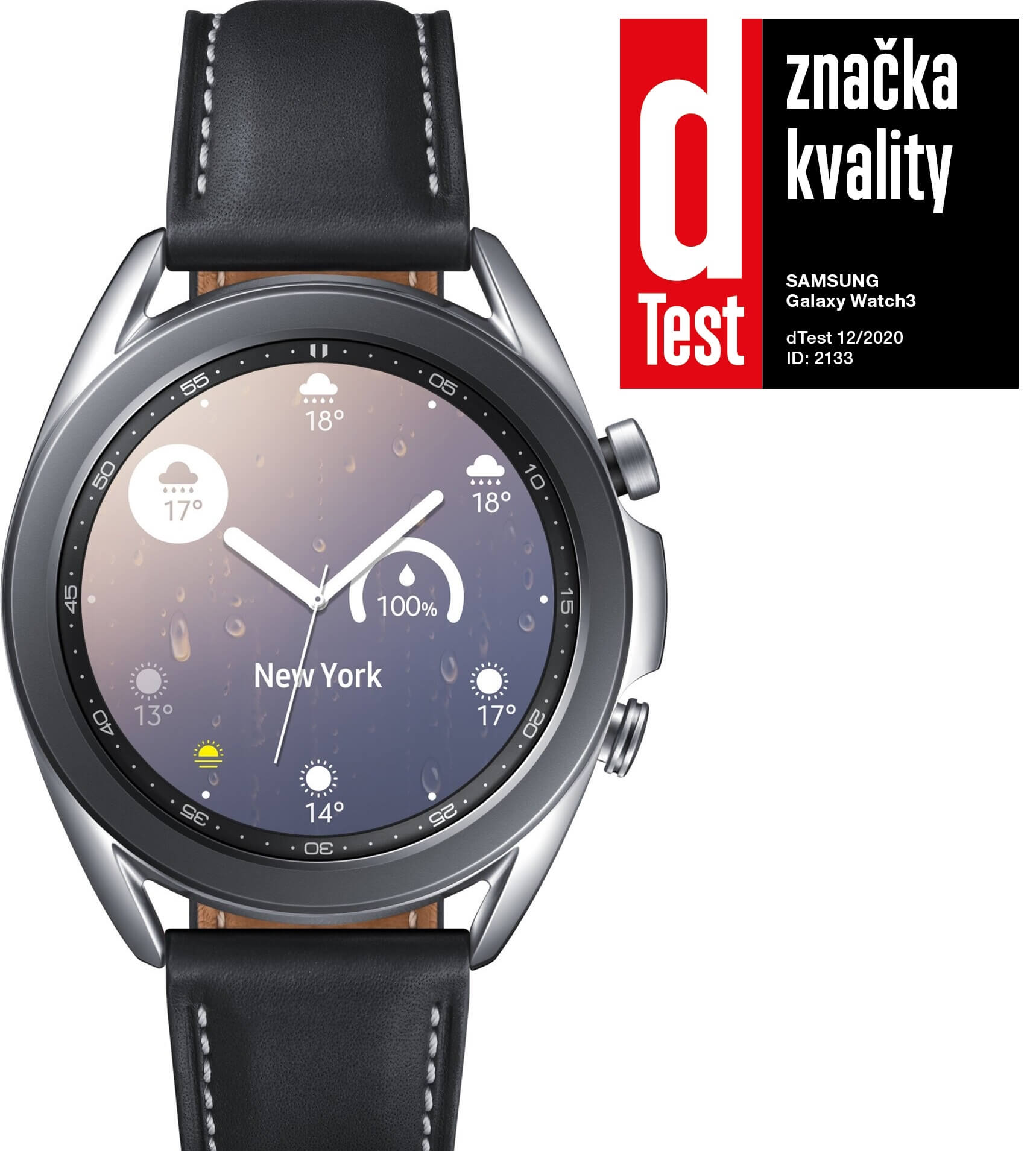 Samsung Galaxy Watch 3 41 mm SM-R850NZSAEUE - stříbrné + 2 měsíce na vrácení zboží