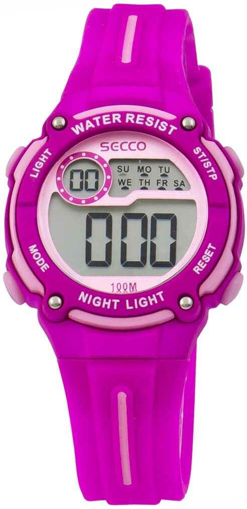 Levně Secco Dětské digitální hodinky S DIP-002