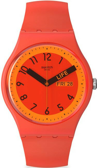 Levně Swatch Love is Love Proudly Red SO29R705
