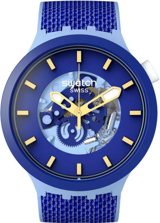 Levně Swatch Big Bold Bouncing Blue SB05N105