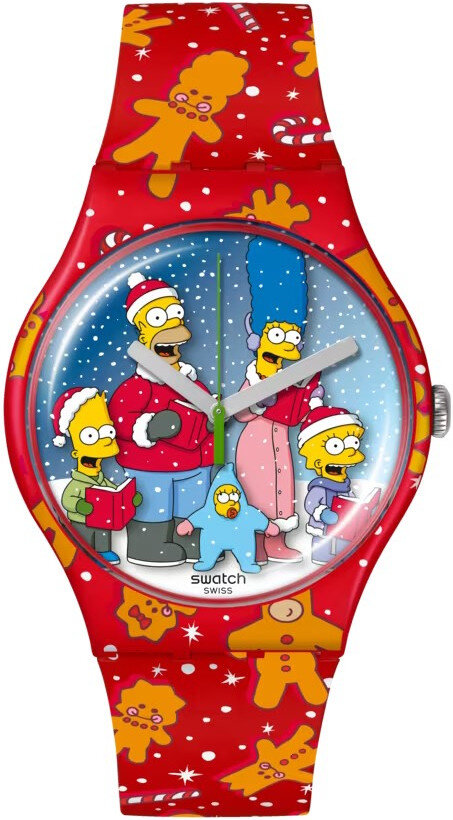 Swatch The Simpsons Wondrous Winter Wonderland SUOZ361