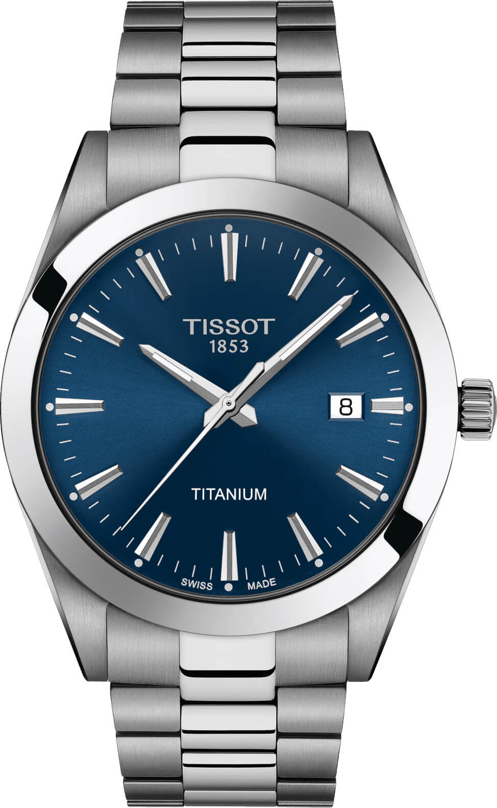 Levně Tissot Gentleman Titanium T127.410.44.041.00