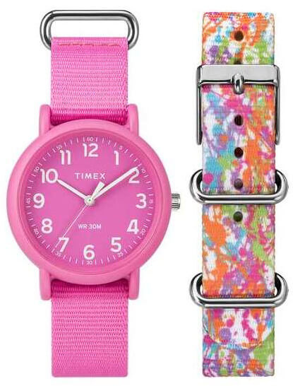 Timex Dětské hodinky Weekender Color Rush + náhradní řemínek TWG018100UE