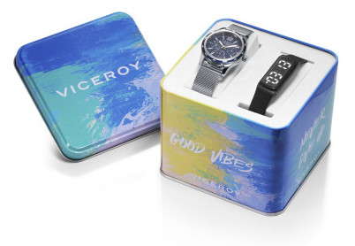 Levně Viceroy Dárkový set dětské hodinky Next + fitness náramek 401265-35
