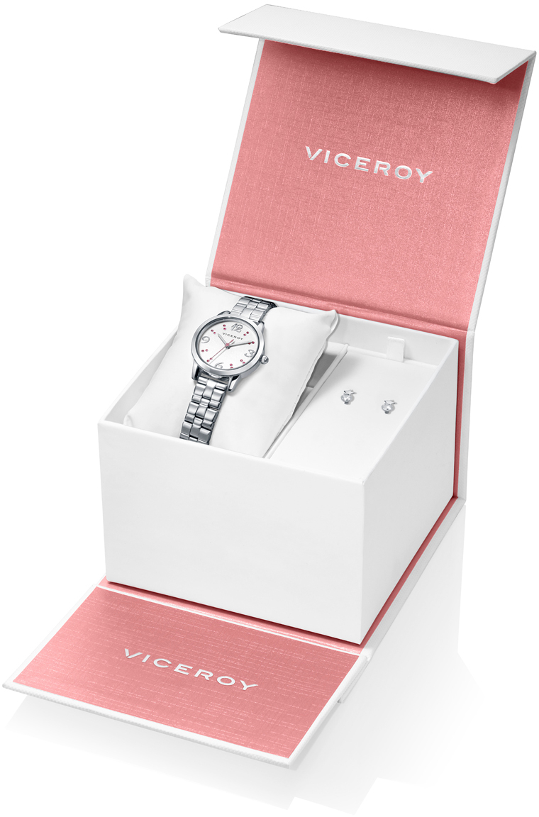 Viceroy SET dětských hodinek Sweet + náušnice 401112-05