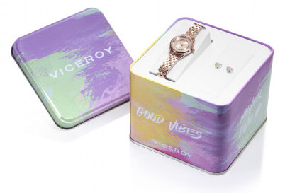 Viceroy Dárkový set dětské hodinky Sweet + náušnice 401012-98