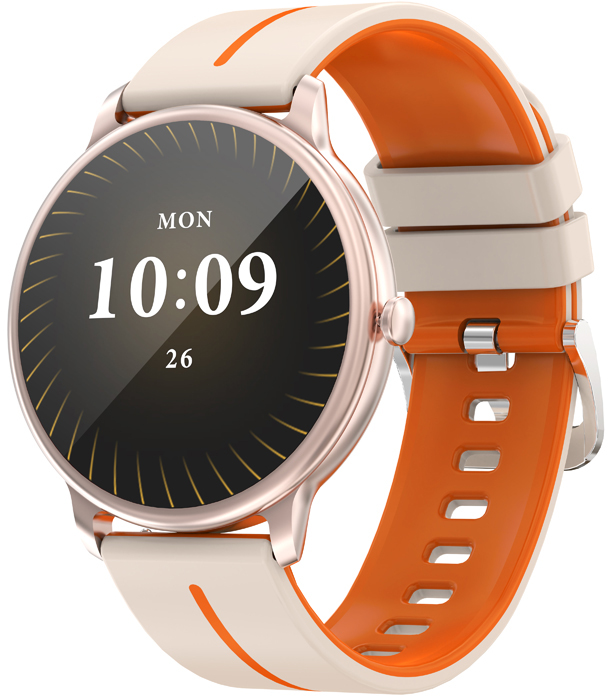 Levně Wotchi AMOLED Smartwatch KM60 – Rose Gold