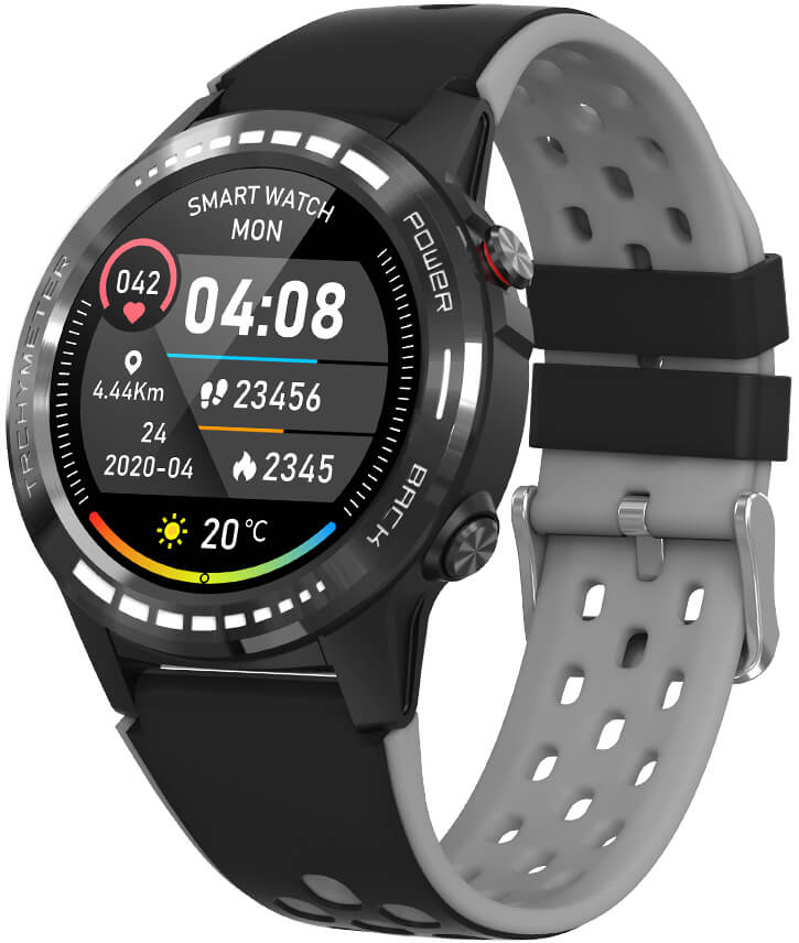 Wotchi GPS Smartwatch W70G s kompasem, barometrem a výškoměrem - Black