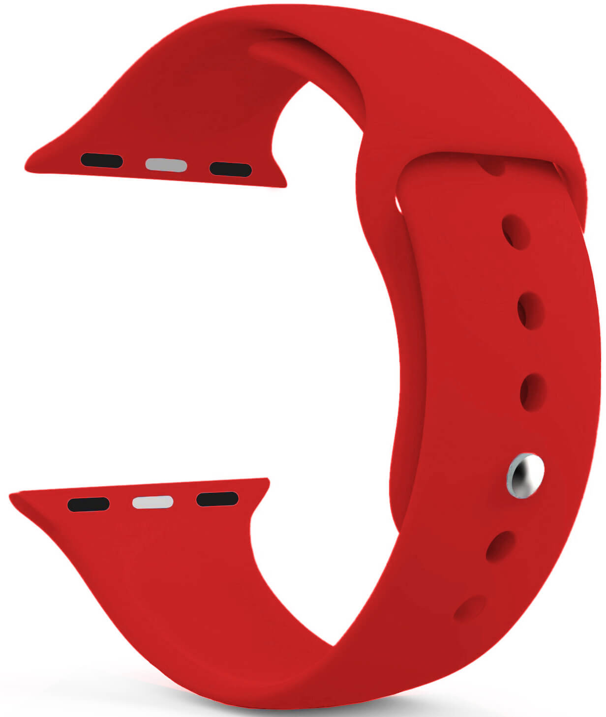 4wrist Silikonový řemínek pro Apple Watch - Červený 38/40/41 mm - S/M