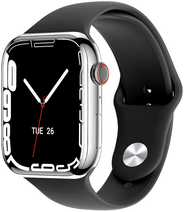 Wotchi Smartwatch DM10 – Silver - Black