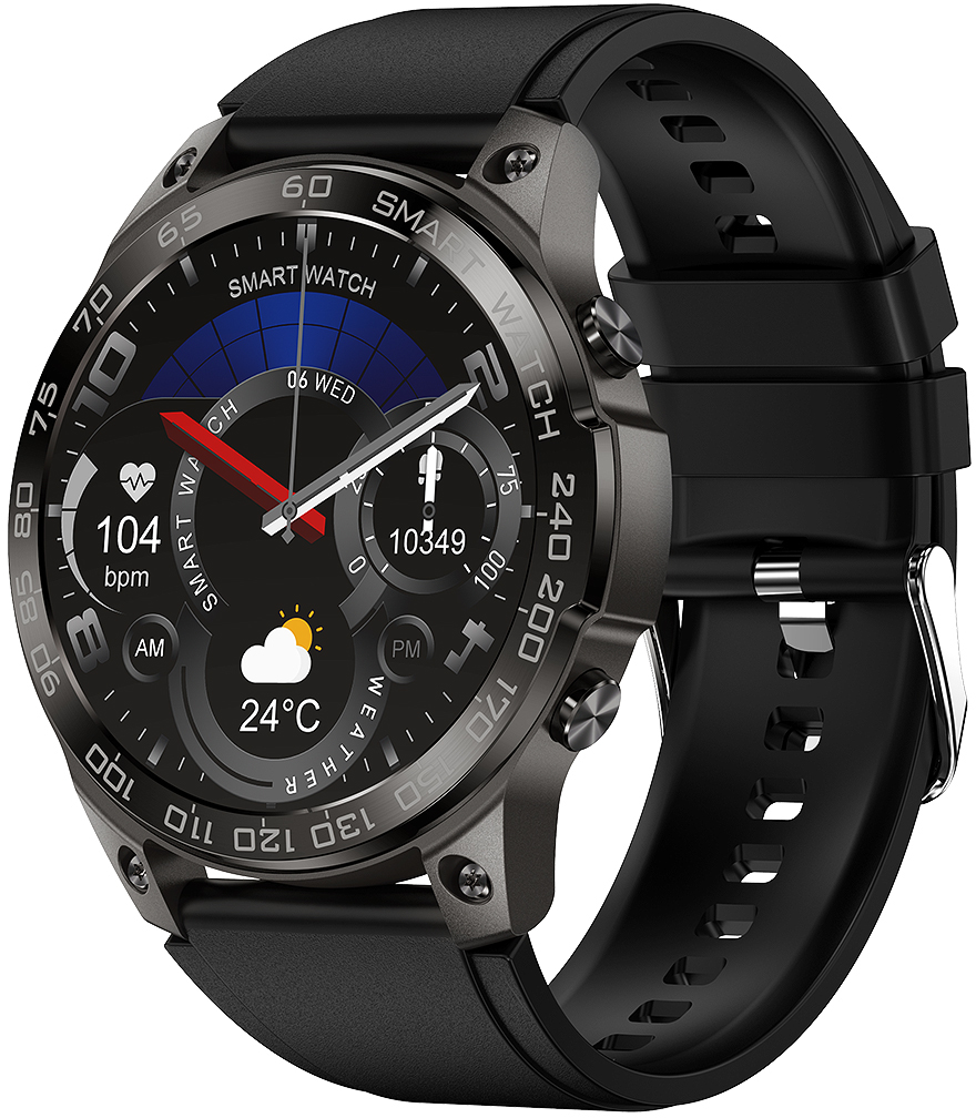 Levně Wotchi AMOLED Smartwatch WD50BK - Black