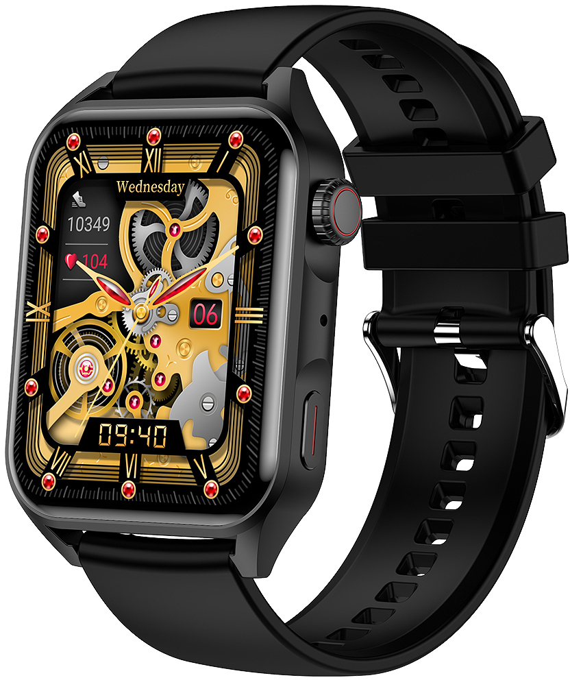 Wotchi AMOLED Smartwatch W280BKS - Black